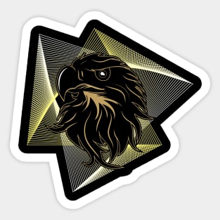 The Eagle Head Sticker